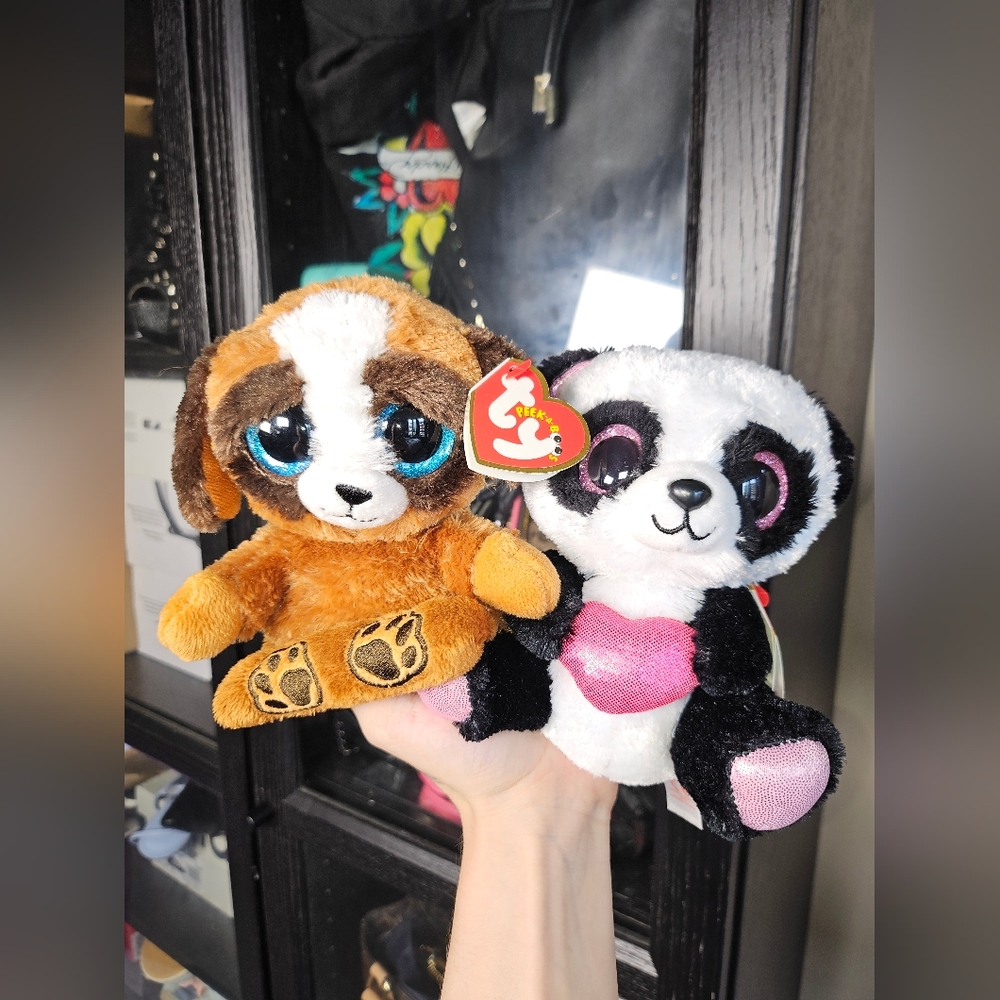 5 For $25✨New+Tag Set Of 2 Beanie Babies Plush Animals The Beanie Boo Collection